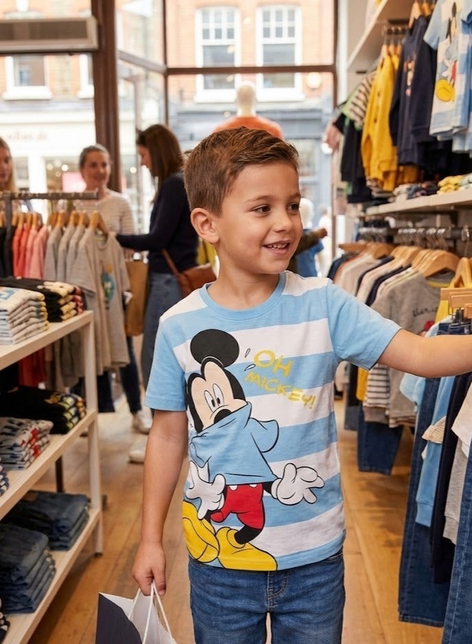 ميكي ماوس تيشيرت ديزني ميكي ماوس للأولاد من كيدز تي في100%من القطن - Image 3